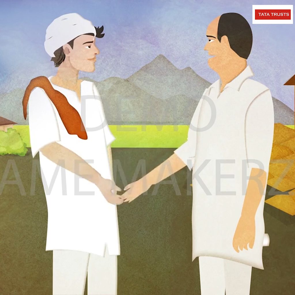 2d animated Tata trust farmers