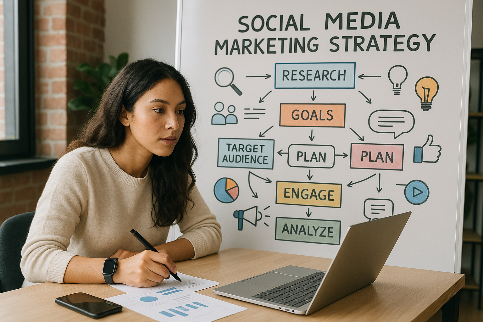 how to create a social media marketing strategy from scratch