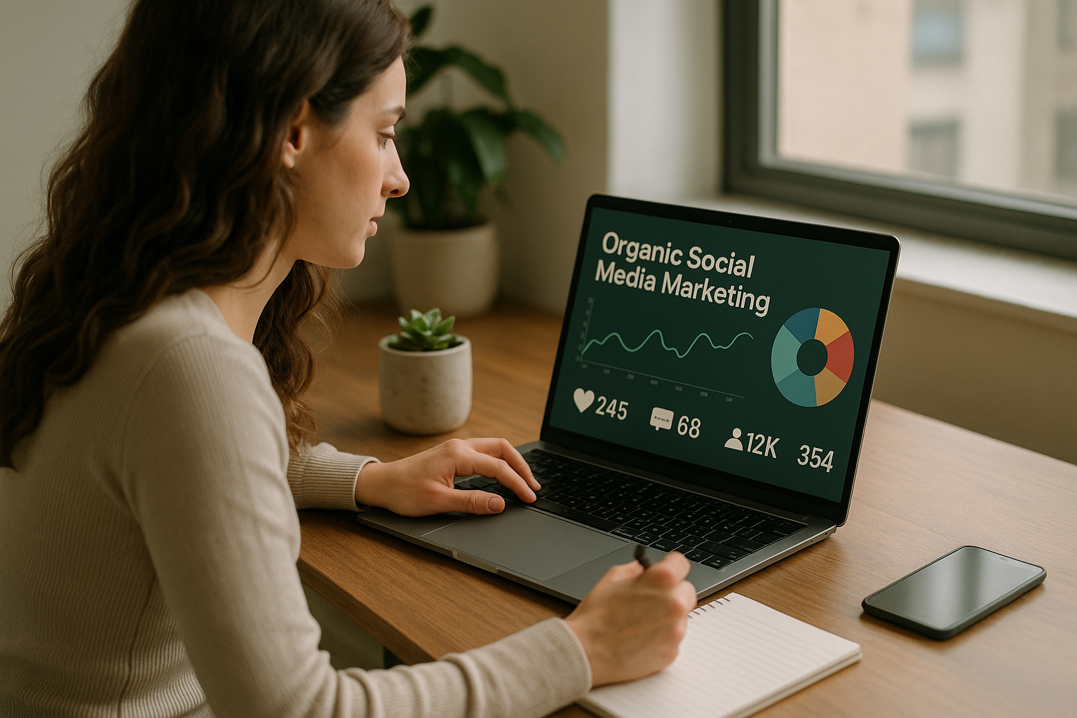 what is organic social media marketing