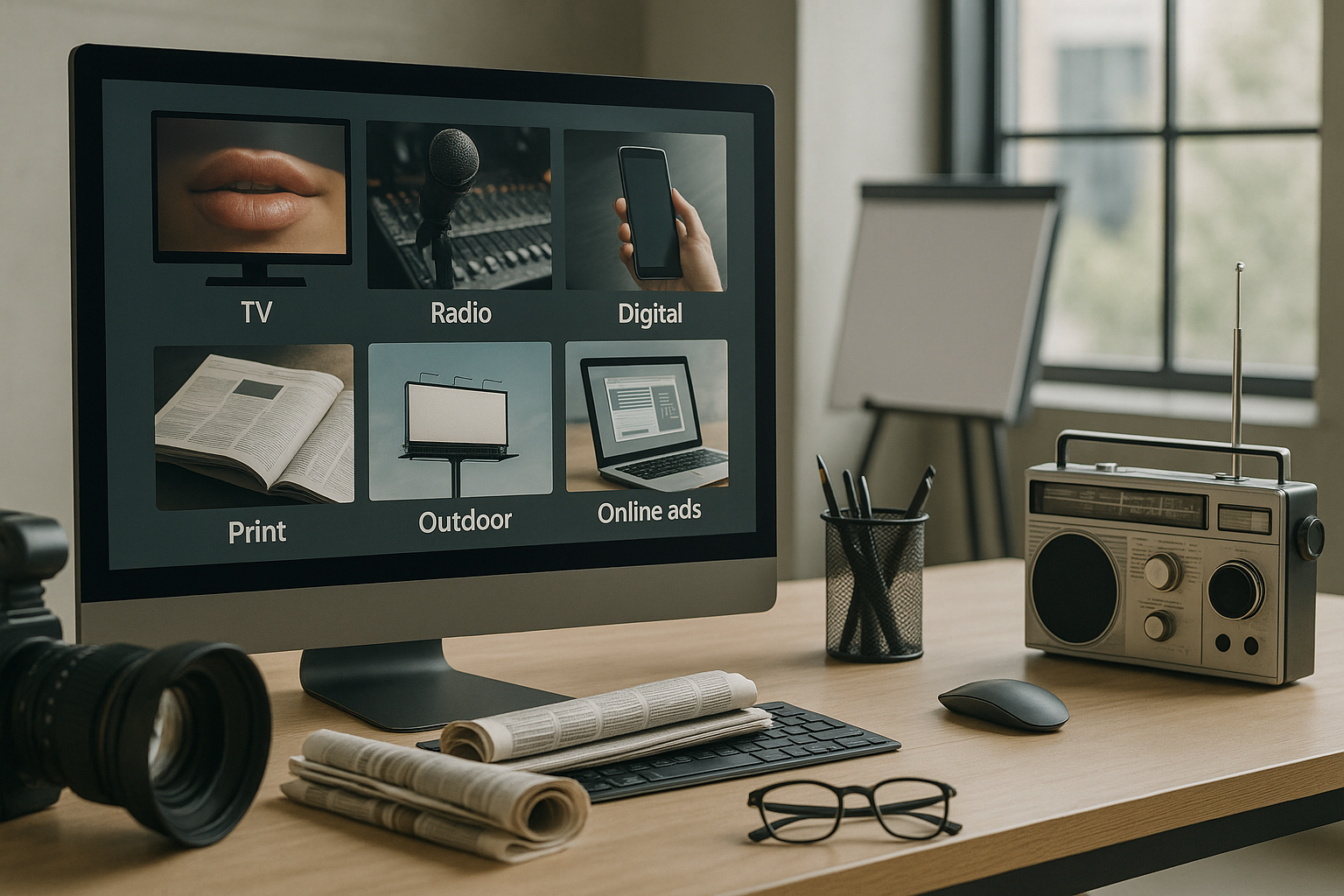 types of advertising media