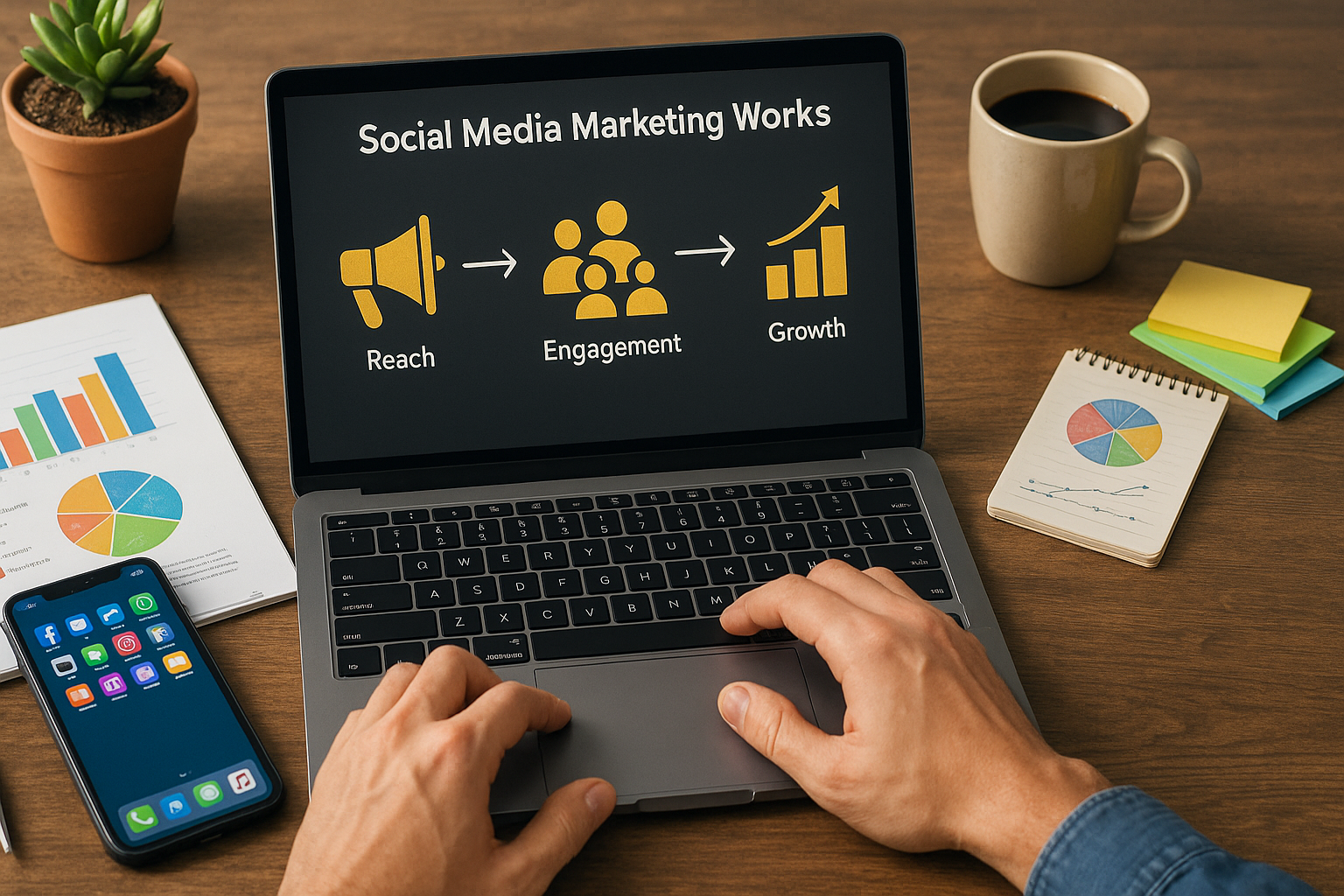 how social media marketing works