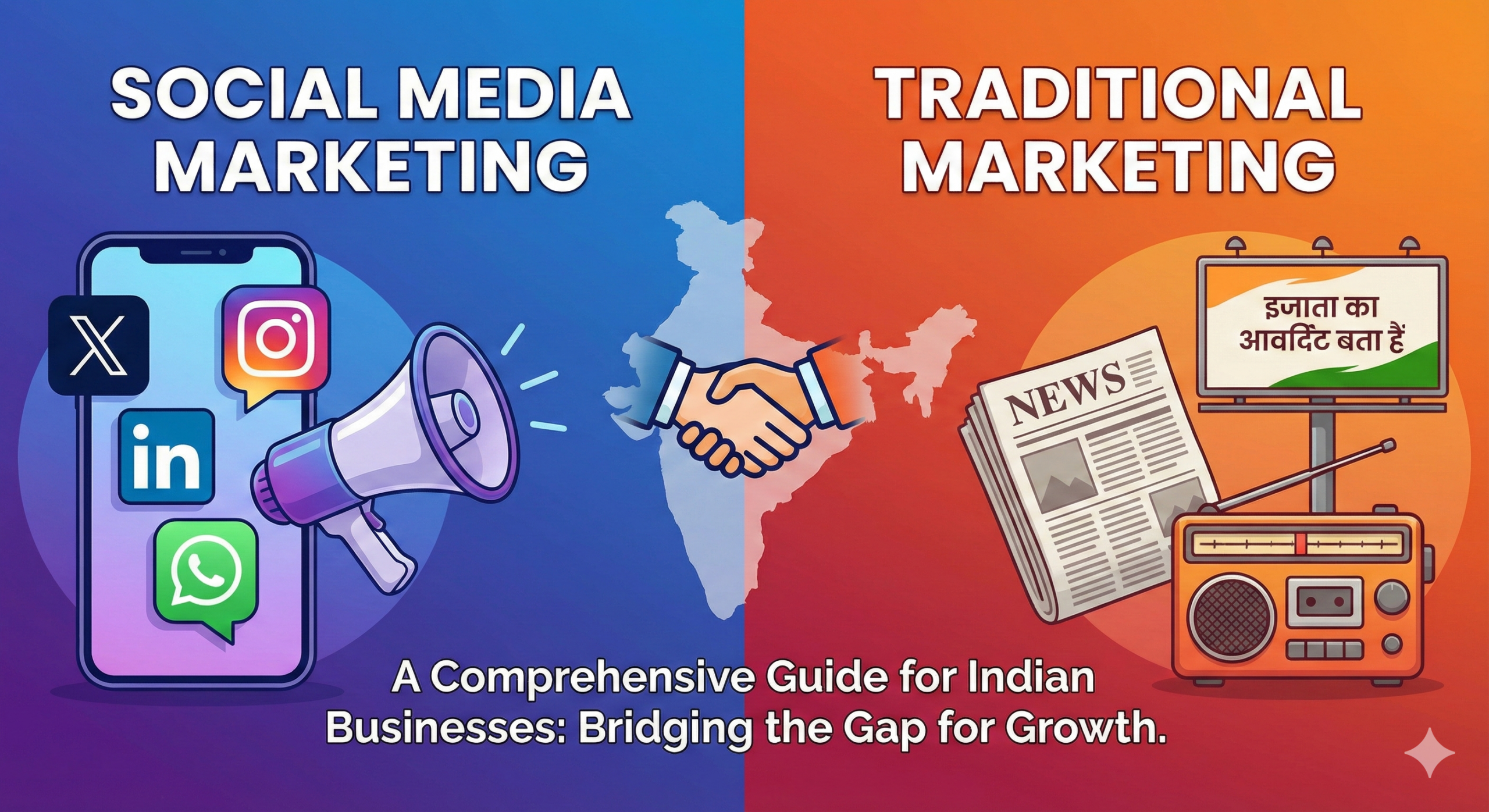 Social Media Marketing vs Traditional Marketing: A Comprehensive Guide for Indian Businesses
