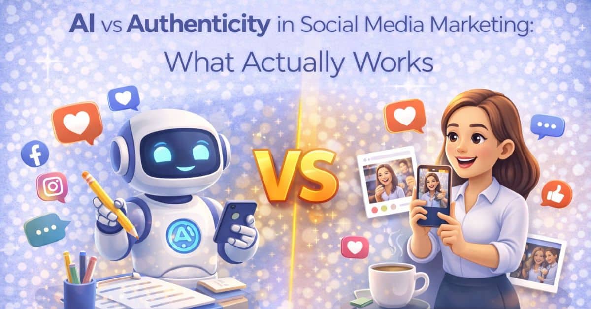 AI vs Authenticity in Social Media Marketing What Actually Works in 2026