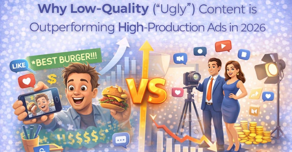 Why Low Quality (“Ugly”) Content is Outperforming High Production Ads in 2026